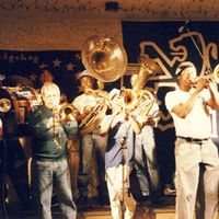 Session mit der Rebirth Brassband